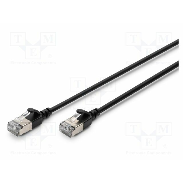 DIGITUS Patch cord; F/FTP; Cat 6a