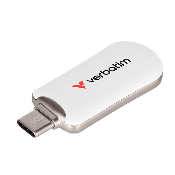 Pendrive Verbatim Plectra 64GB USB-C white