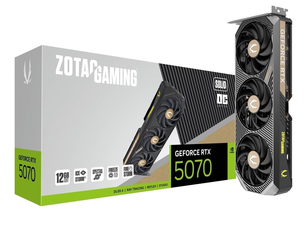 Zotac RTX 5070 Solid OC 12GB