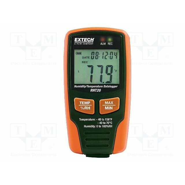 EXTECH Data logger; temperature,humidity; Display: