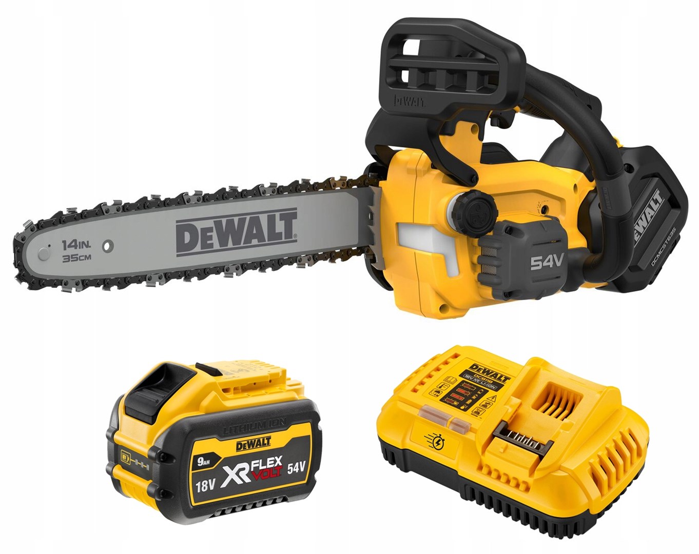 DEWALT. CHAINSAW 54V FV DCMCST635X1 35cm
