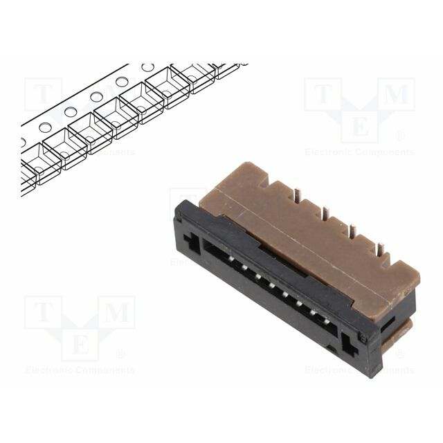 AMPHENOL COMMUNICATIONS SOLUTIONS Connector: FFC/FPC; tinned
