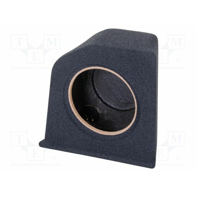 BASSER Car loudspeaker enclosure; MDF; black