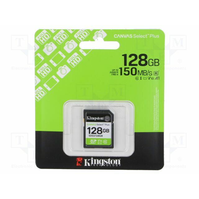 Kingston Technology Memory card; SDXC; 128GB