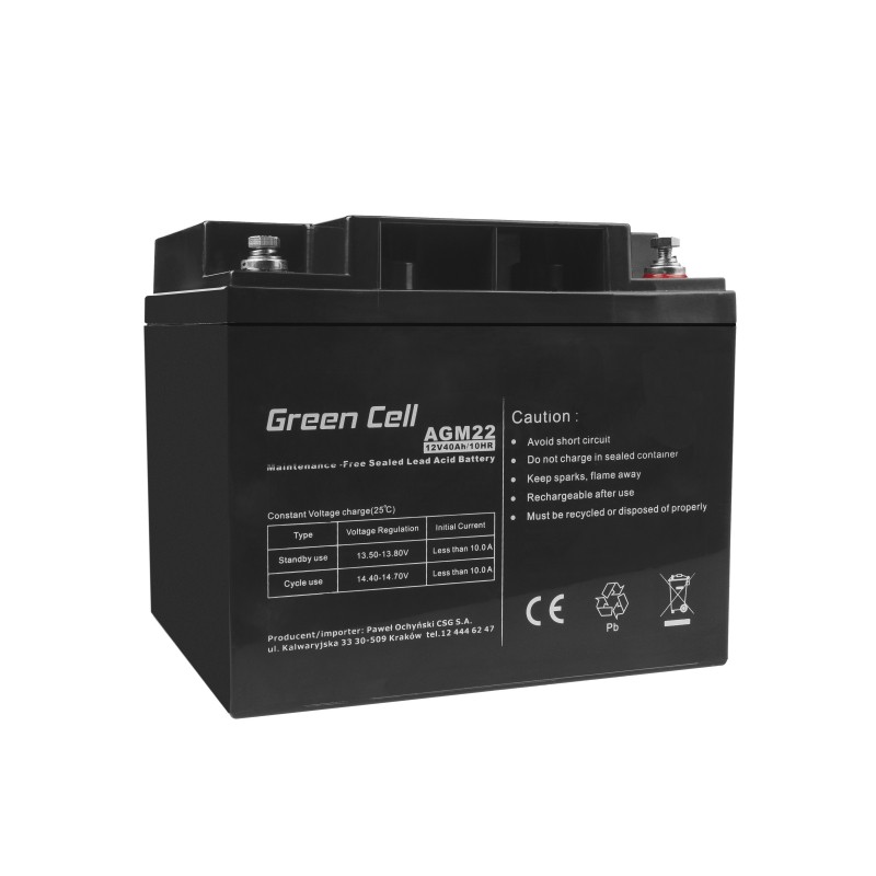 GREEN CELL AGM 12V 40Ah |