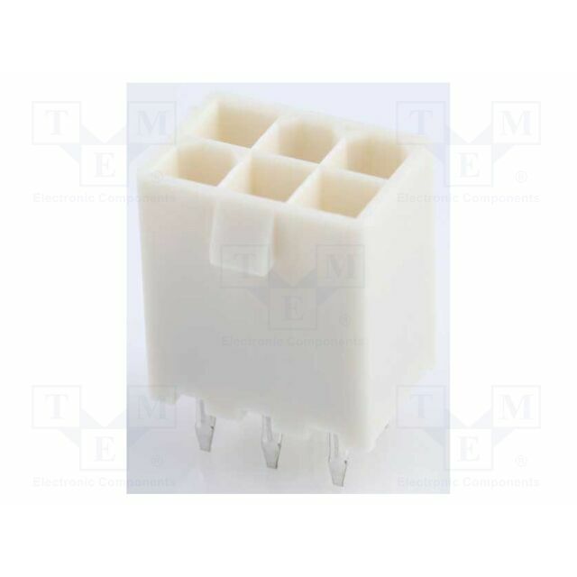 MOLEX Connector: wire-board; male; PIN: 6