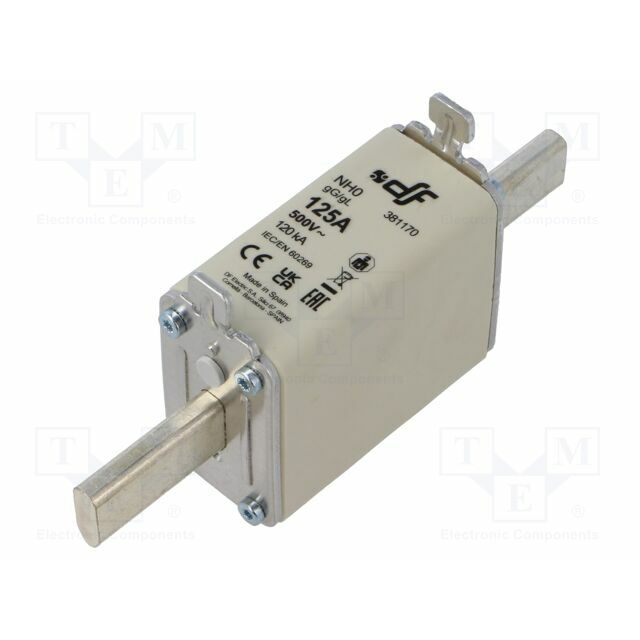DF ELECTRIC Fuse: fuse; NH0; ceramic