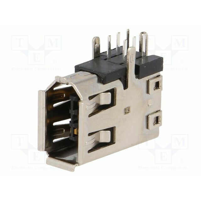 CONNFLY Connector: IEEE1394; socket; THT; PIN: