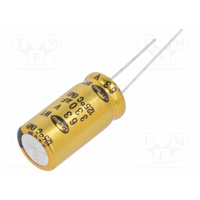 SAMWHA Capacitor: electrolytic; THT; 330uF; 63VDC