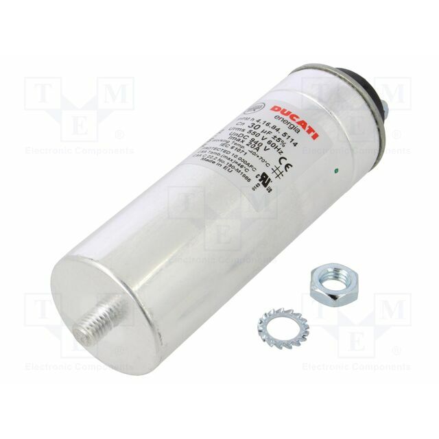DUCATI ENERGIA Capacitor: polypropylene; one phase