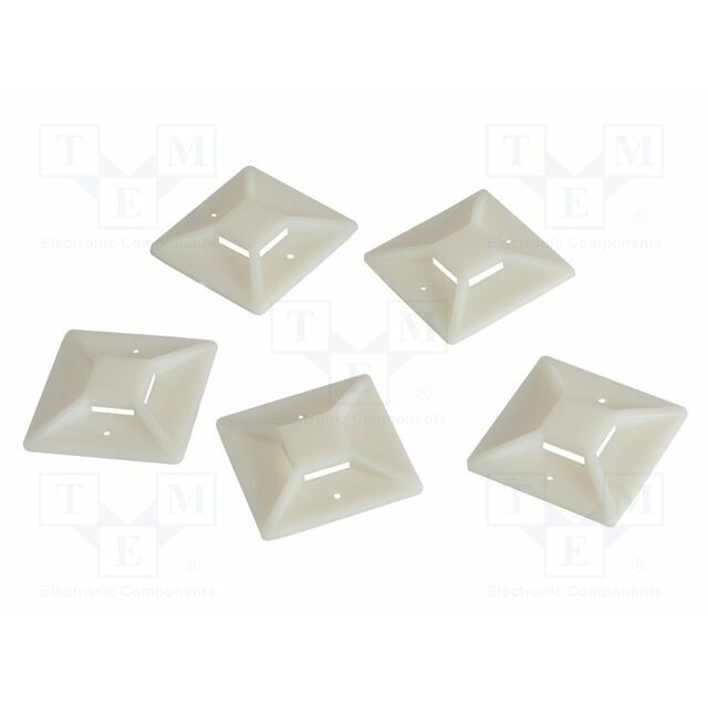 LOGILINK Holder; self-adhesive; ABS; natural; Tie