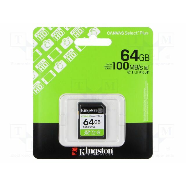 Kingston Technology Memory card; SDXC; 64GB