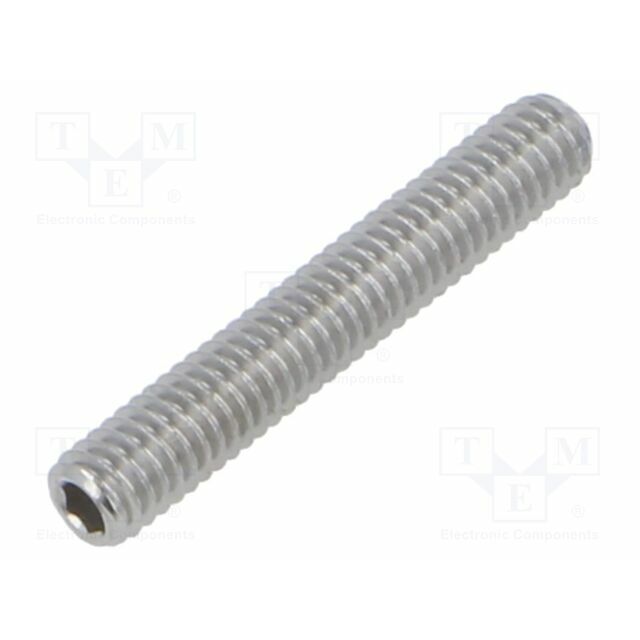 BOSSARD Screw; M4; M4x25; Head: without