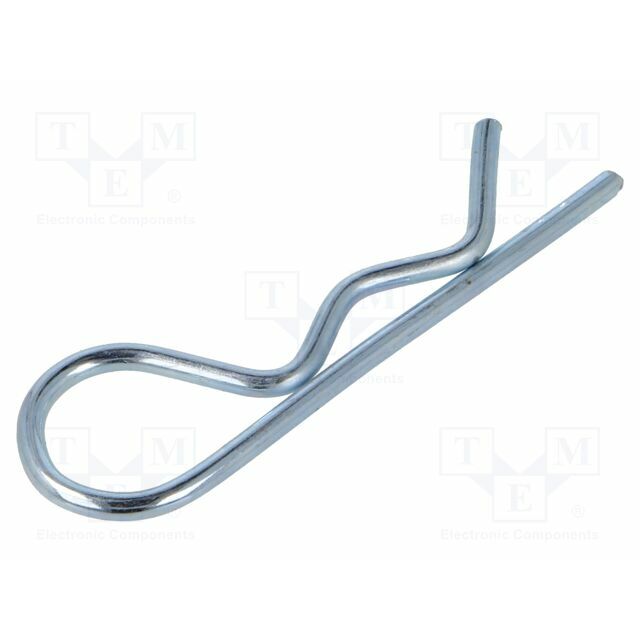 BOSSARD Cotter pin; spring steel; BN