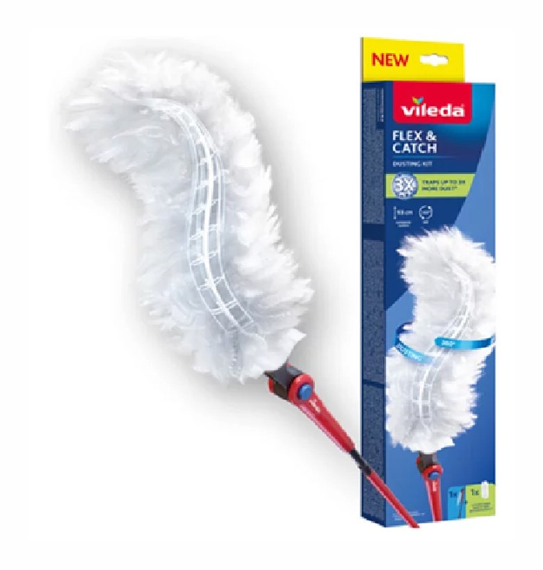 Vileda dustpan with long handle +