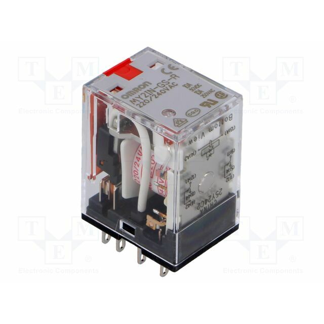 OMRON Relay: electromagnetic; Ucoil: 240VAC; DPDT