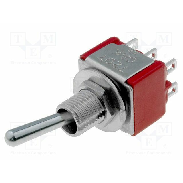 C&K Switch: toggle; Pos: 3; DP3T