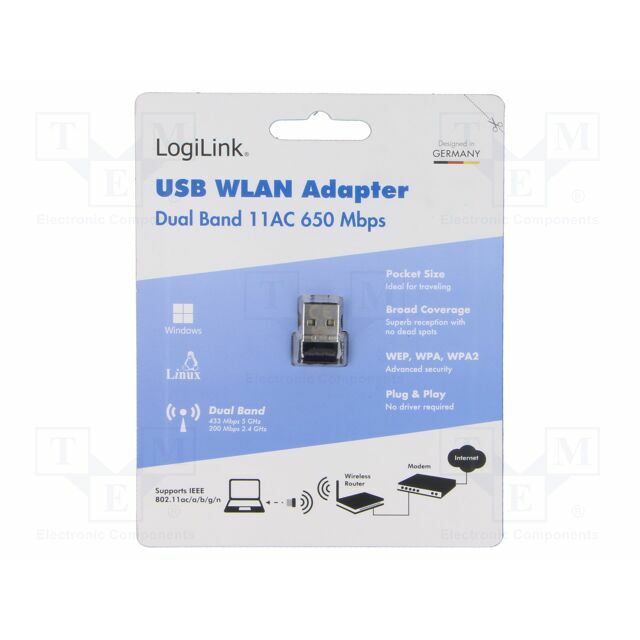 LOGILINK PC extension card: WiFi network