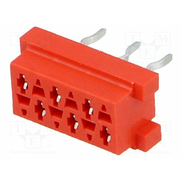 TE CONNECTIVITY Connector: Micro-MaTch; socket; female