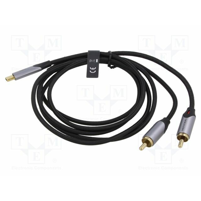 VENTION Cable; RCA plug x2,USB