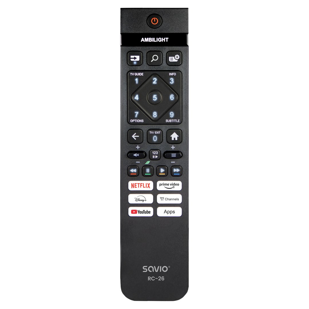 Savio RC-26 IR Bezvadu TV Tālvadības