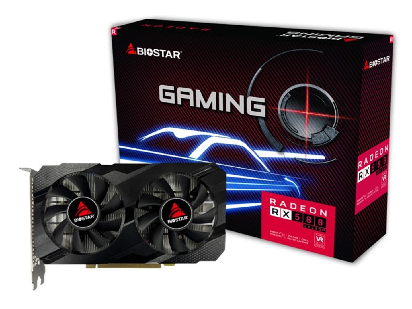 Graphics Card|BIOSTAR|AMD|Radeon RX 580|1150 MHz|8 GB|GDDR5|256