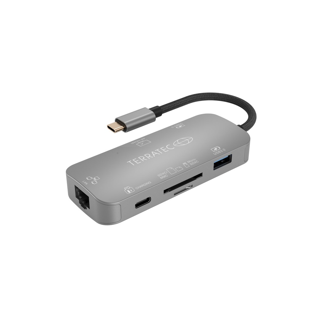 Stacija/replikators TerraTec Connect C8 USB-C (306706)