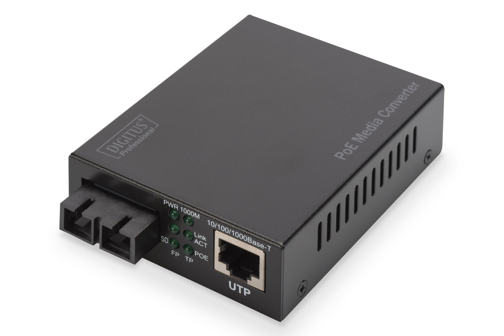 Digitus Gigabit PoE media converter, RJ45