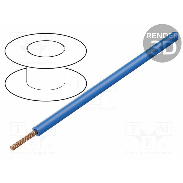 STAUBLI Wire; FlexiPlast-E; 1x0.75mm2; stranded