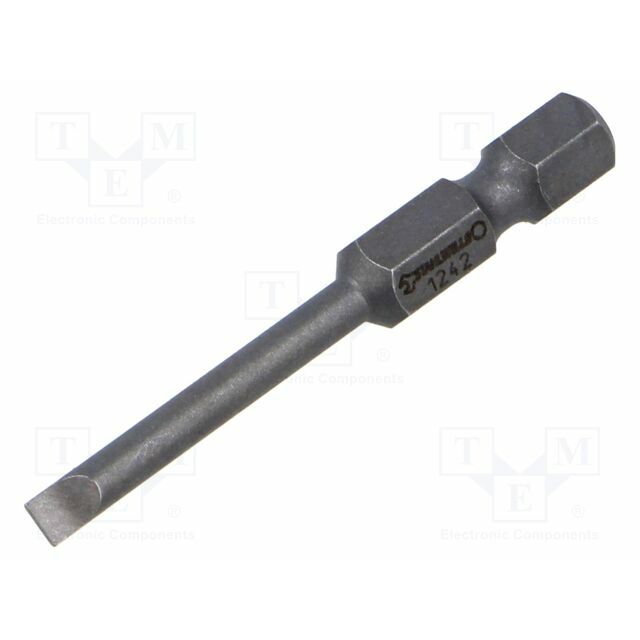 STAHLWILLE Screwdriver bit; slot; 0.6x3