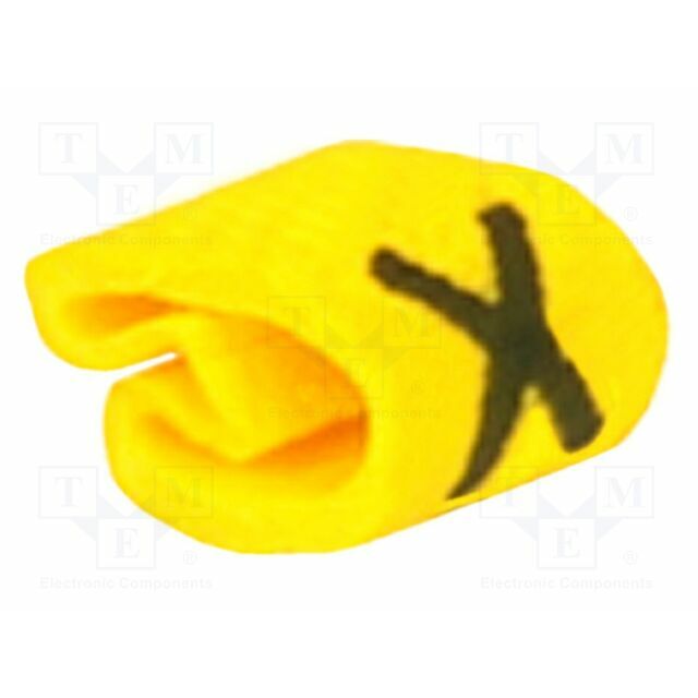 HELLERMANNTYTON Markers; Marking: X; 1÷3mm; PVC