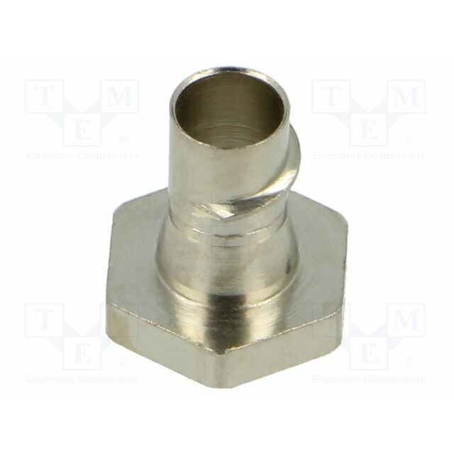 HELLERMANNTYTON Straight terminal connector; brass; HelaGuard