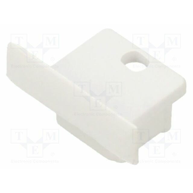 TOPMET Cap for LED profiles; white