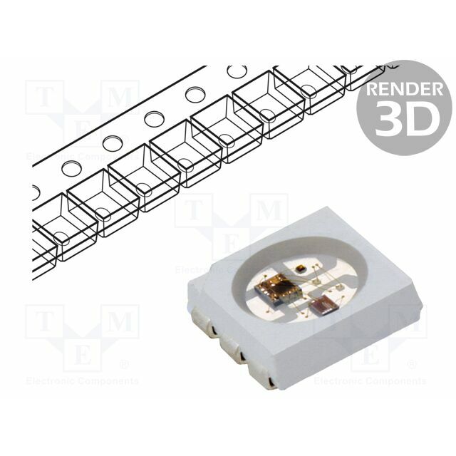 BROADCOM (AVAGO) LED; RGB; SMD; PLCC6