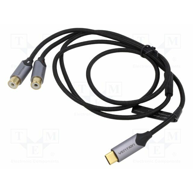 VENTION Cable; RCA socket x2,USB