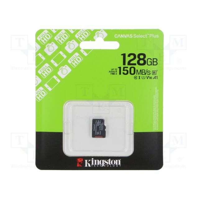 Kingston Technology Memory card; microSDXC; 128GB