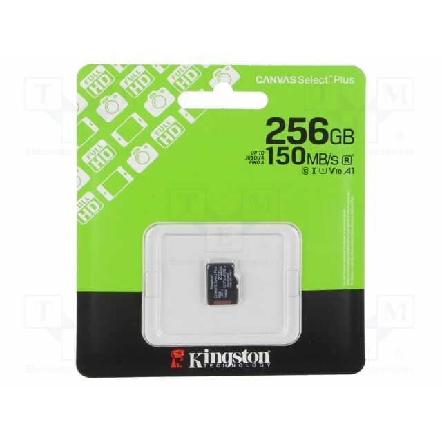 Kingston Technology Memory card; microSDXC; 256GB