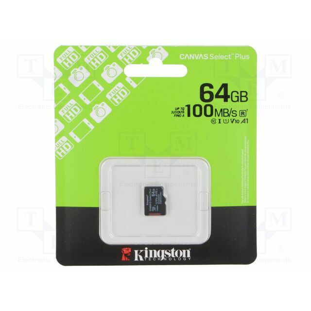 Kingston Technology Memory card; microSDXC; 64GB