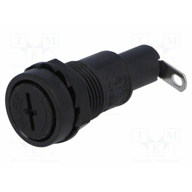 SCI Fuse holder; 5x20mm; 10A; 250VAC