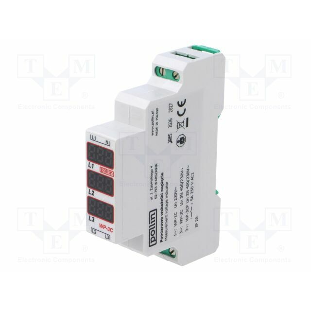 POLLIN Voltage monitoring relay; for DIN