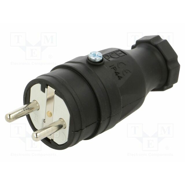 PCE Connector: AC supply; male; plug