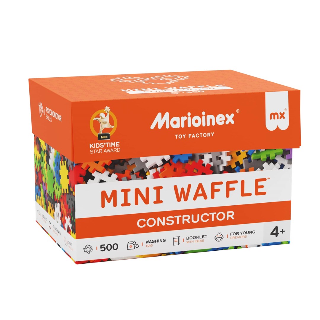 MARIOINEX mini vafeļu klucīšu konstruktors, 500