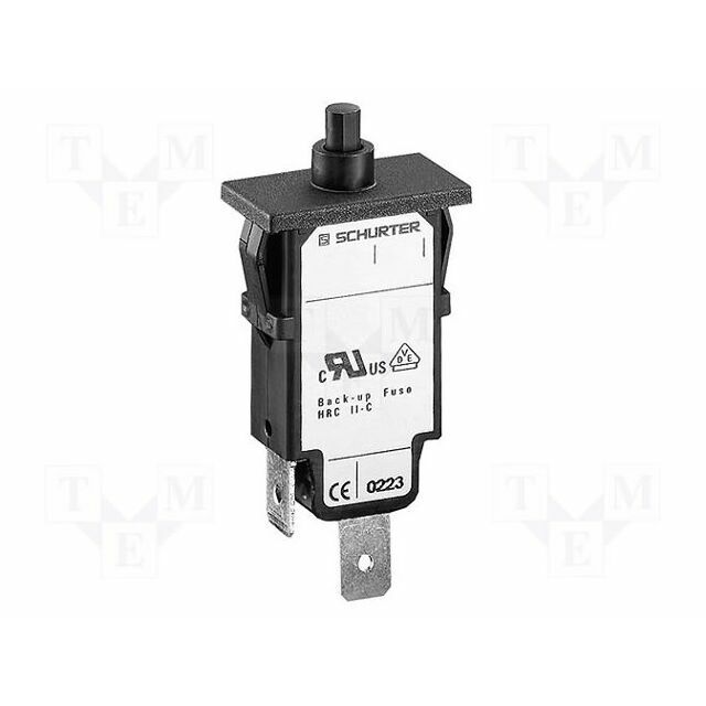 SCHURTER Circuit breaker; Urated: 240VAC; 48VDC