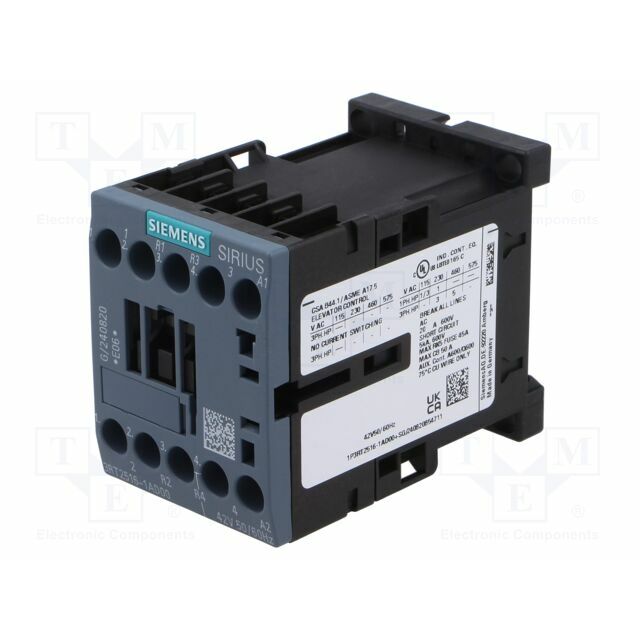 SIEMENS Contactor: 4-pole; NC x2 +