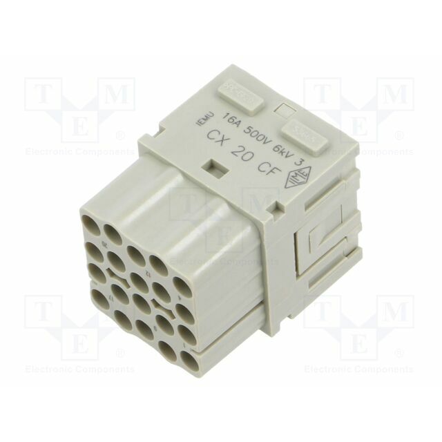 ILME Connector: HDC; contact insert; female