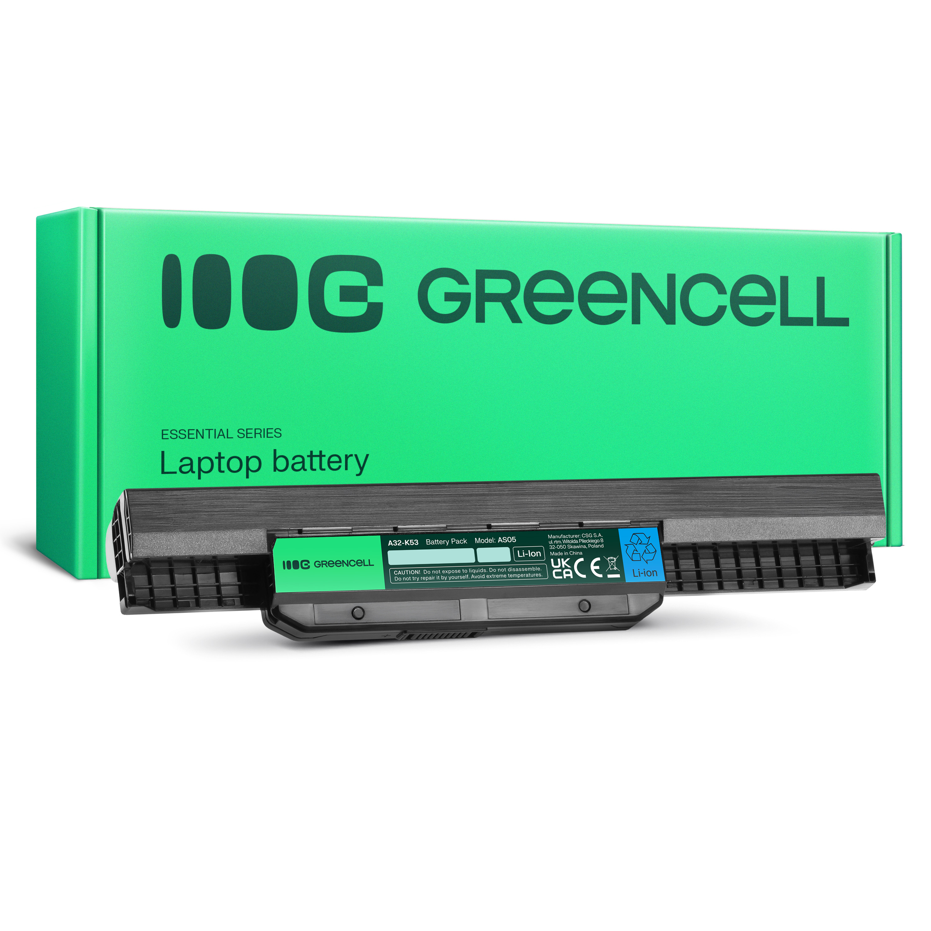 Green Cell Battery A31-K53 A32-K53 A41-K53