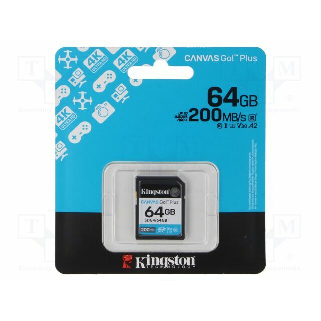 Kingston Technology Memory card; SDXC; 64GB