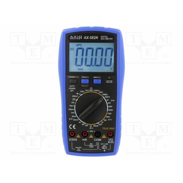 AXIOMET Digital multimeter; LCD; 3,5
