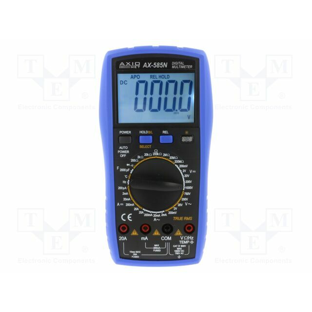AXIOMET Digital multimeter; LCD; 4,5