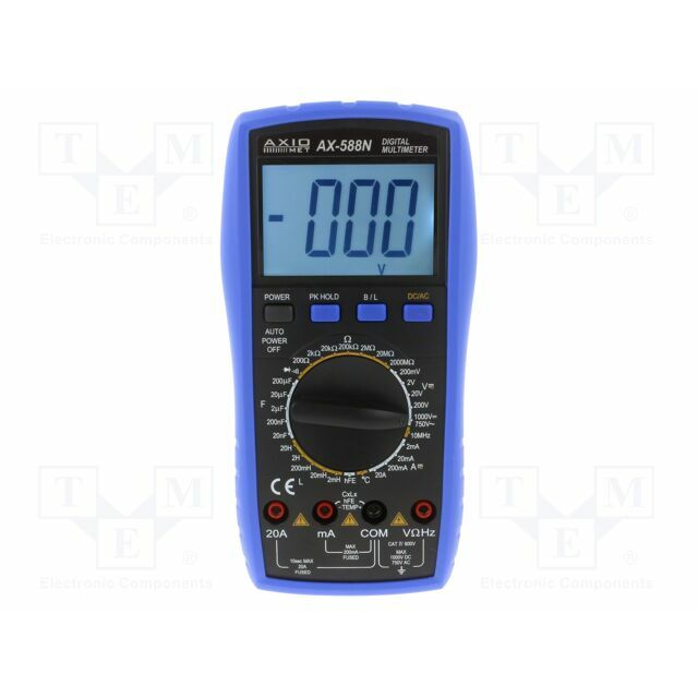 AXIOMET Digital multimeter; LCD; 3,5